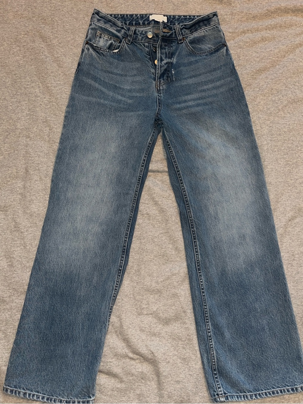 H&M high rise, wide leg Jeans size 4